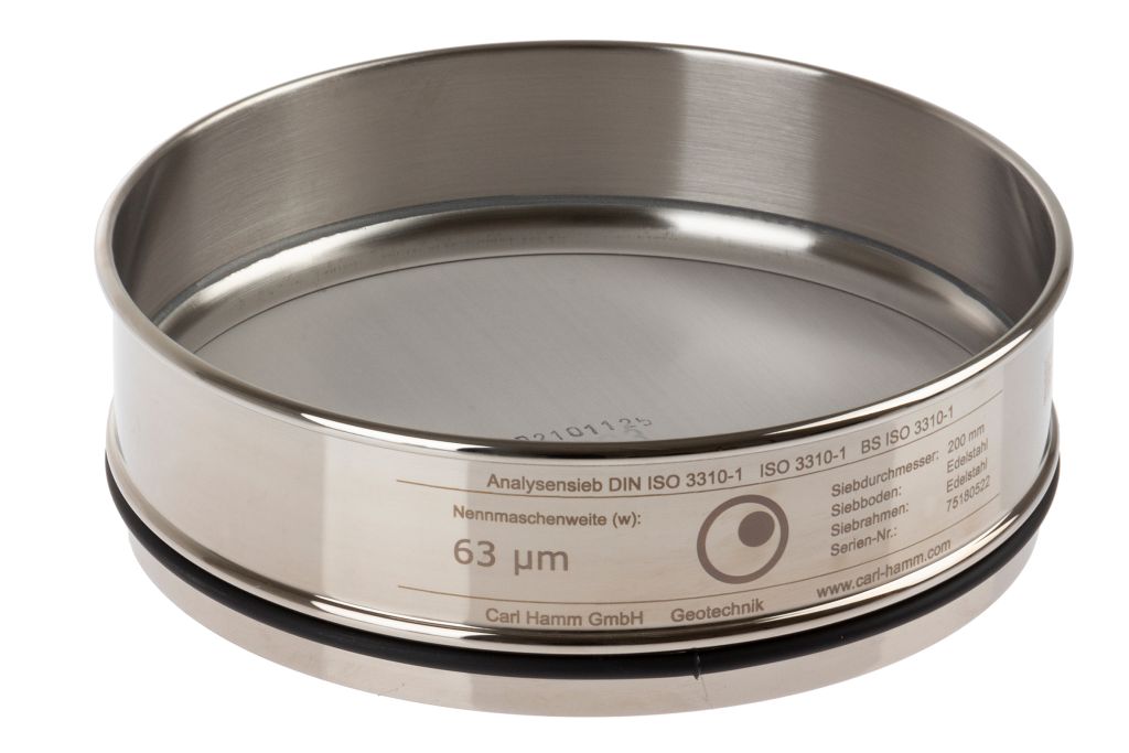 Analysensieb  rd 200 / 0,063 mm Stuetz