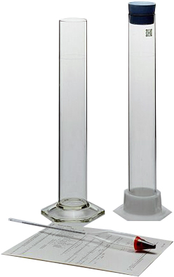 Meßzylinder 1000 ml Glas Zylinder /Kunststoff Fuß