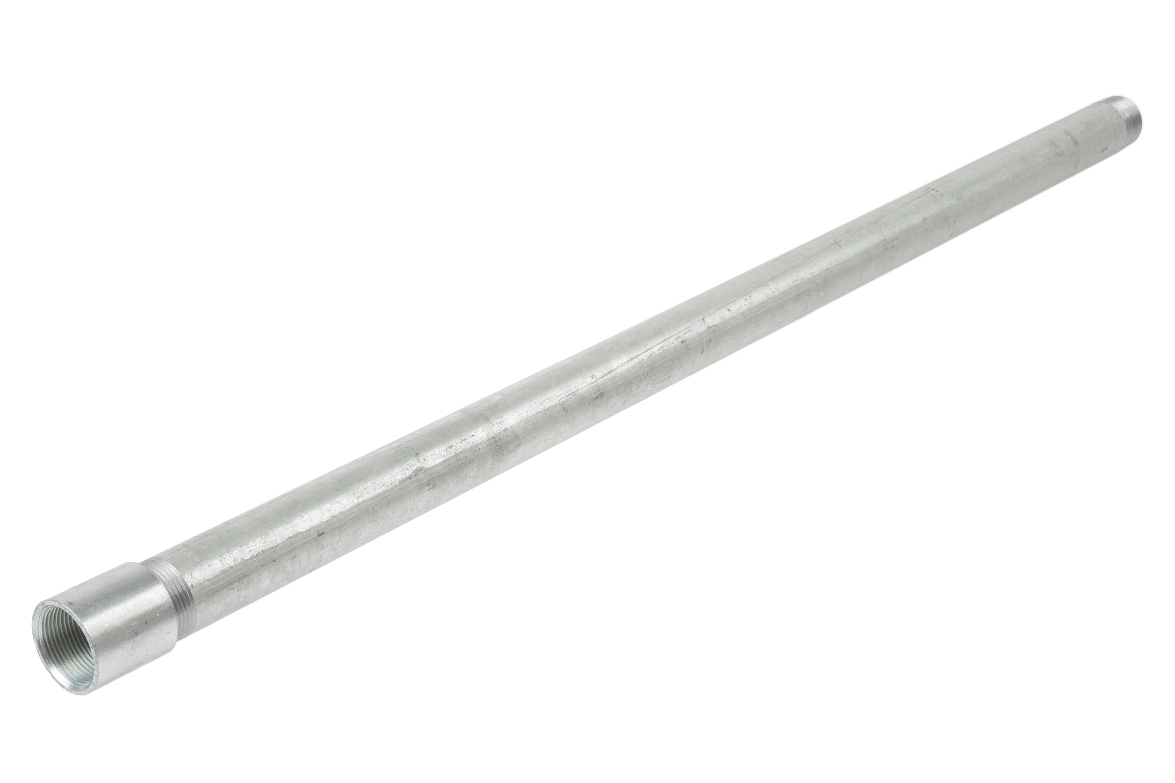Aufsatzrohr DIN 2440, verzinkt m. Gewindemuffe | 2" x 1.000