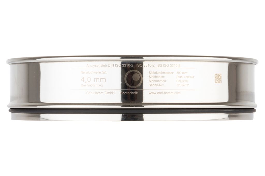 Analysensieb rd 300 / 6,3 mm